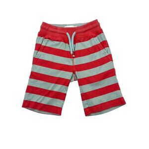 Mini Boden Striped Jersey Baggies Shorts